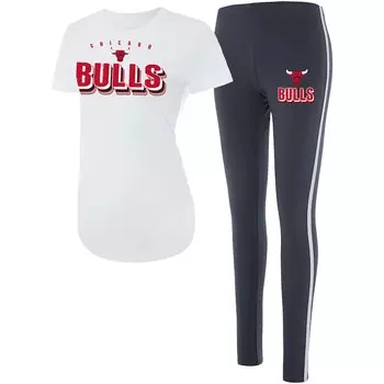 Пижамный комплект Concepts Sport Chicago Bulls, белый