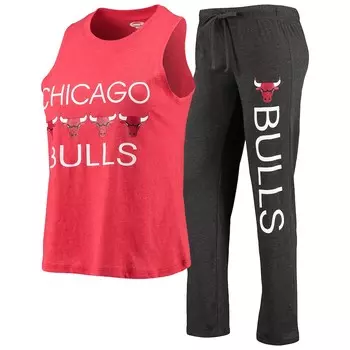 Пижамный комплект Concepts Sport Chicago Bulls, черный