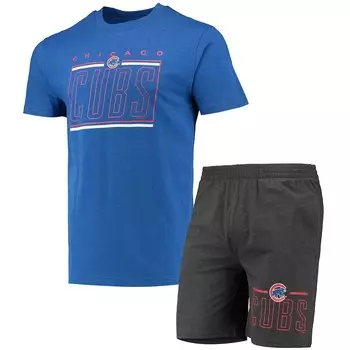 Пижамный комплект Concepts Sport Chicago Cubs, угольный
