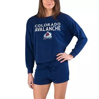 Пижамный комплект Concepts Sport Colorado Avalanche, нави