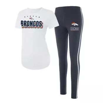 Пижамный комплект Concepts Sport Denver Broncos, белый