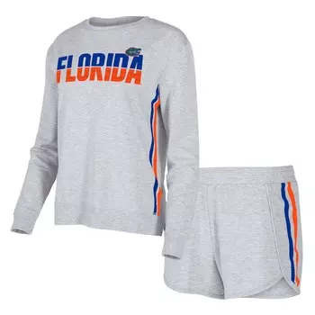 Пижамный комплект Concepts Sport Florida Gators, серый
