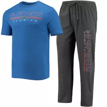 Пижамный комплект Concepts Sport Florida Gators, угольный