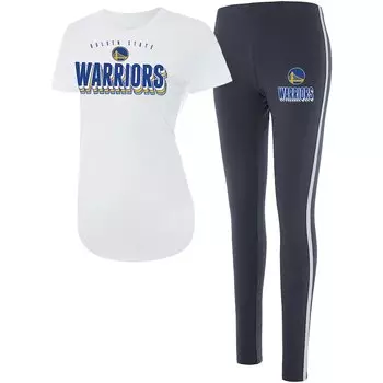 Пижамный комплект Concepts Sport Golden State Warriors, белый