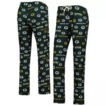 Пижамный комплект Concepts Sport Green Bay Packers, зеленый