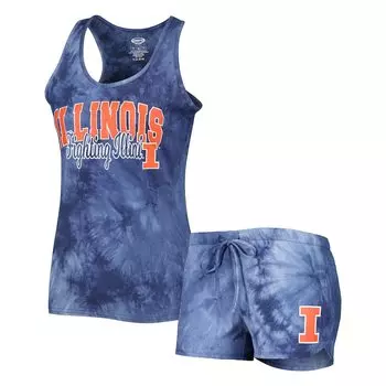 Пижамный комплект Concepts Sport Illinois Fighting Illini, нави