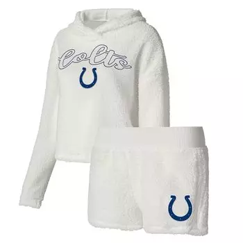 Пижамный комплект Concepts Sport Indianapolis Colts, белый