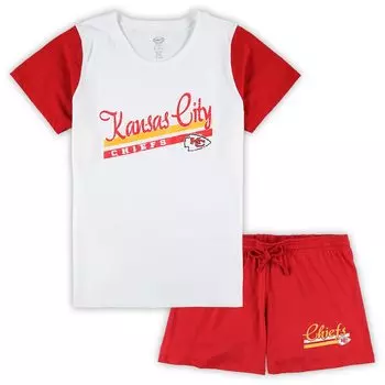 Пижамный комплект Concepts Sport Kansas City Chiefs, белый