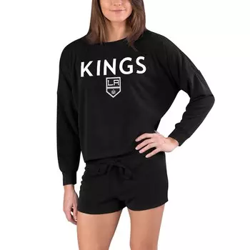 Пижамный комплект Concepts Sport Los Angeles Kings, черный