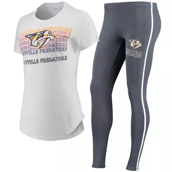 Пижамный комплект Concepts Sport Nashville Predators, белый