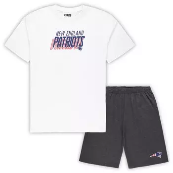 Пижамный комплект Concepts Sport New England Patriots, белый