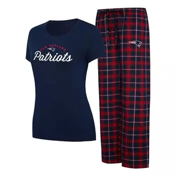 Пижамный комплект Concepts Sport New England Patriots, нави