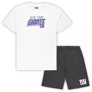 Пижамный комплект Concepts Sport New York Giants, белый