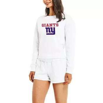 Пижамный комплект Concepts Sport New York Giants, кремовый