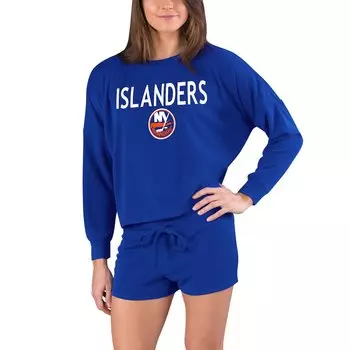 Пижамный комплект Concepts Sport New York Islanders, роял