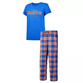 Пижамный комплект Concepts Sport New York Mets, роял