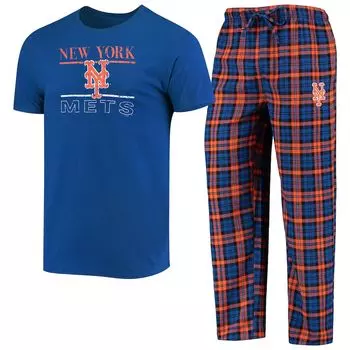 Пижамный комплект Concepts Sport New York Mets, роял