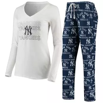 Пижамный комплект Concepts Sport New York Yankees, белый