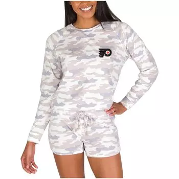 Пижамный комплект Concepts Sport Philadelphia Flyers, камуфляж