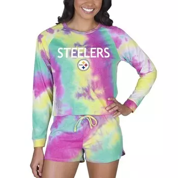 Пижамный комплект Concepts Sport Pittsburgh Steelers