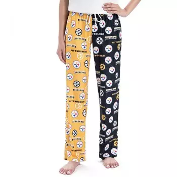 Пижамный комплект Concepts Sport Pittsburgh Steelers, черный