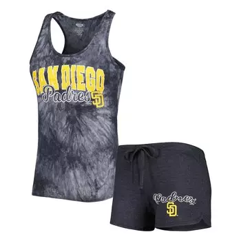Пижамный комплект Concepts Sport San Diego Padres, угольный