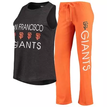 Пижамный комплект Concepts Sport San Francisco Giants, оранжевый