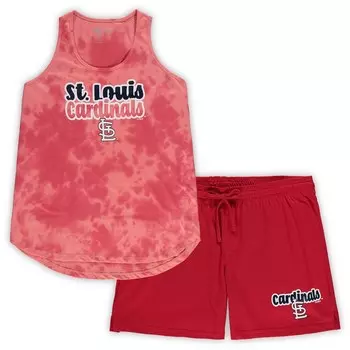 Пижамный комплект Concepts Sport St Louis Cardinals, красный