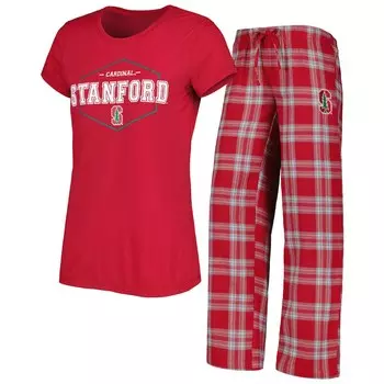 Пижамный комплект Concepts Sport Stanford Cardinal, кардинал