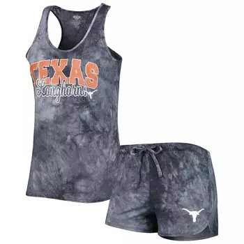 Пижамный комплект Concepts Sport Texas Longhorns, угольный