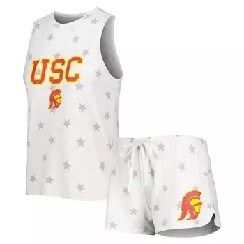 Пижамный комплект Concepts Sport Usc Trojans, кремовый