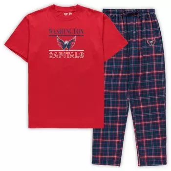 Пижамный комплект Concepts Sport Washington Capitals, красный