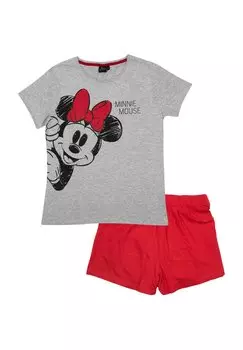 Пижамный комплект DISNEY MINNIE MOUSE SET KURZARM Disney, темно-красный