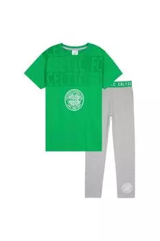 Пижамный комплект для футбольных фанатов, футболка и брюки Celtic FC, мультиколор
