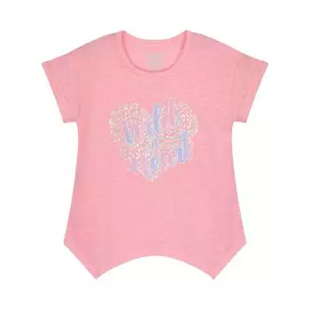 Пижамный комплект для сна Sleep On It для девочек с диким сердцем, 2 предмета, леггинсы-капри Sleep on it