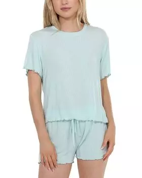 Пижамный комплект Dreamland Shortie Honeydew, зеленый