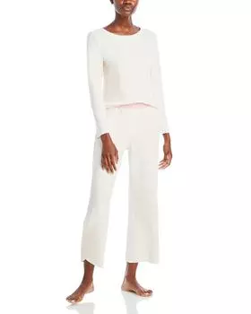 Пижамный комплект Ellie из хлопка Cozyland, цвет White