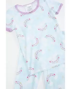 Пижамный комплект esme Short Sleeve Top and Pants Set, цвет Bead Rainbow