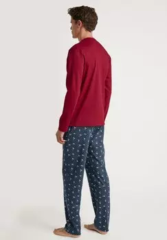 Пижамный комплект FAMILY FRIENDS LANG SET Calida, красный