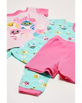 Пижамный комплект Favorite Characters Baby Shark Cotton Two-Piece Set, цвет Assorted