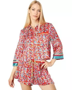 Пижамный комплект Free People Pillow Talk PJ Set, цвет Poppy Combo