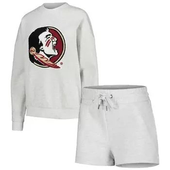 Пижамный комплект Gameday Couture Florida State Seminoles, пепельный