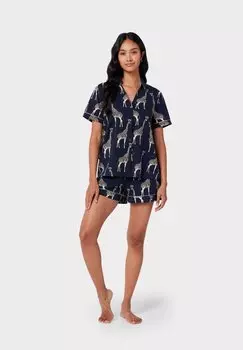 Пижамный комплект GIRAFFE PRINT SET Chelsea Peers, синий