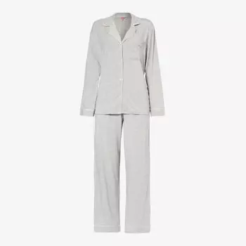 Пижамный комплект Gisele из эластичного джерси Eberjey, серый