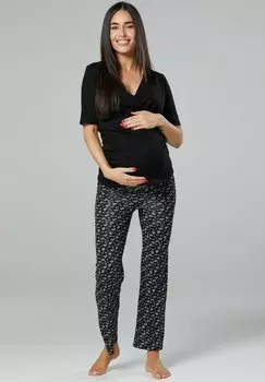 Пижамный комплект Happy Mama, черный