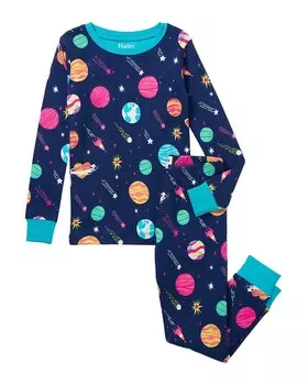 Пижамный комплект Hatley Interstellar, синий