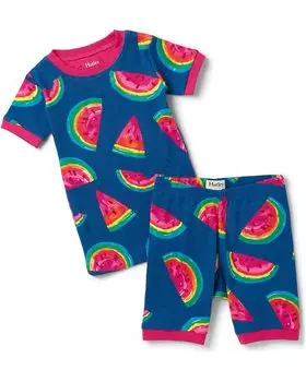 Пижамный комплект Hatley Slice Of Summer Short Pajama Set, синий