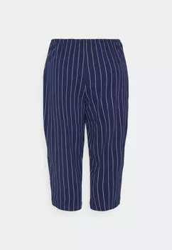 Пижамный комплект HERITAGE SLEEVE CLASSIC NOTCH COLLAR SET Lauren Ralph Lauren, темно-синий