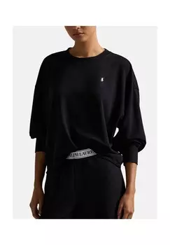 Пижамный комплект из толстовки и широких штанин - Club Terry POLO RALPH LAUREN, черный