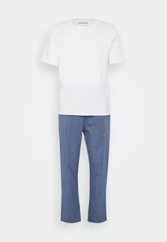 Пижамный комплект JACBACIS TEE AND PANTS GIFTBOX Jack & Jones, белый
